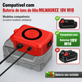 Adaptador USB para Baterias 18V Makita/Dewalt/Milwaukee - Power Bank Portátil com Type-C