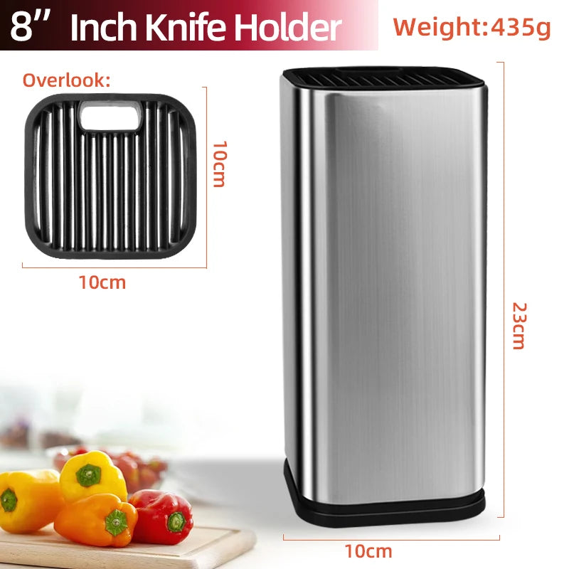 Organizador de Utensílios para Cozinha em Aço Inox - Porta Colheres Espátulas e Talheres para Bancada