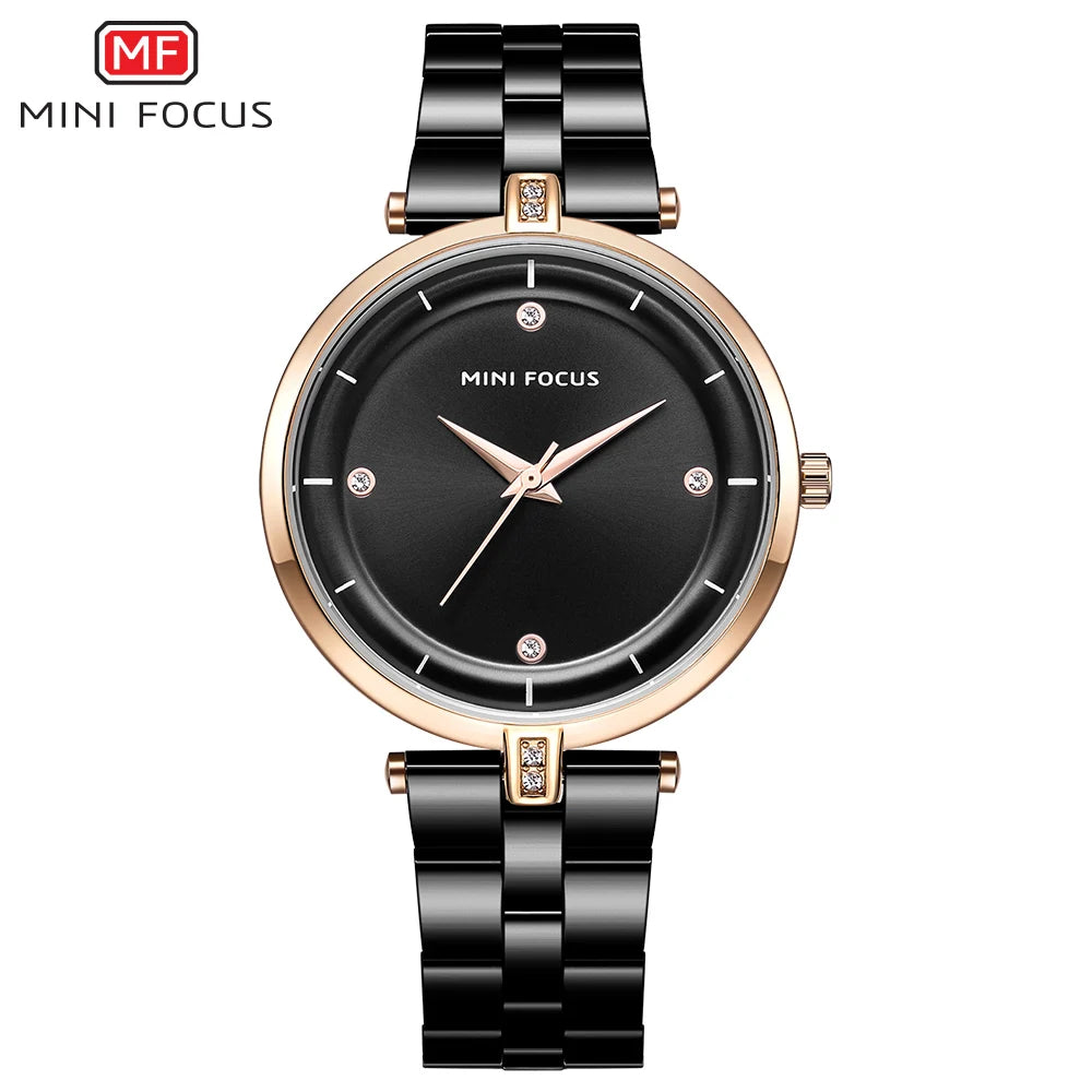 Relógio Feminino MINI FOCUS Business Quartzo | Aço Inox | À Prova D'água | 8 Cores