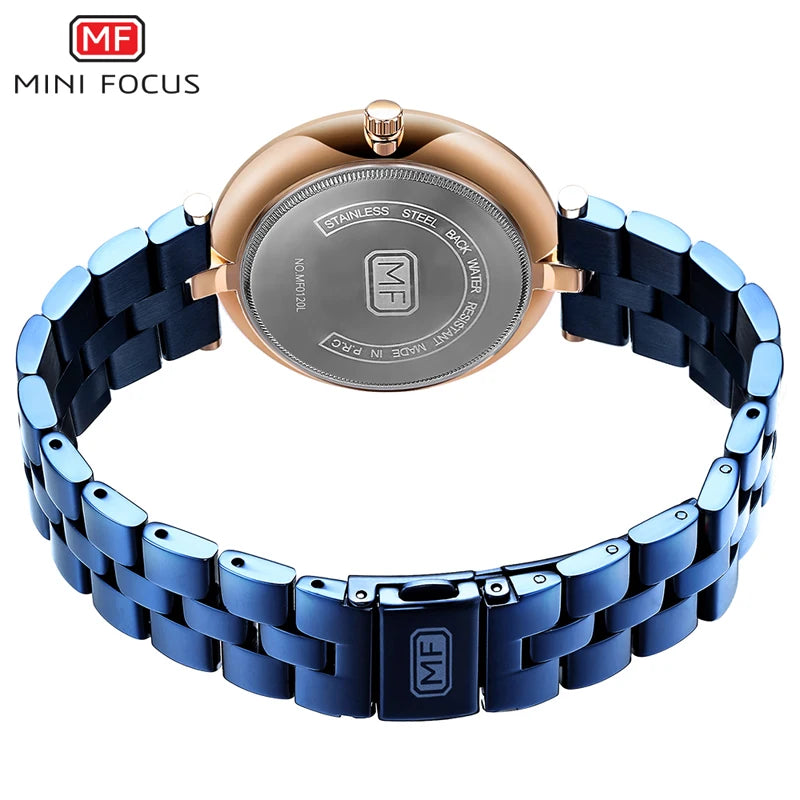 Relógio Feminino MINI FOCUS Business Quartzo | Aço Inox | À Prova D'água | 8 Cores