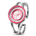 Relógio Feminino XINHUA Pulseira Braçalete - Aço Inoxidável Strass Luxo Fashion