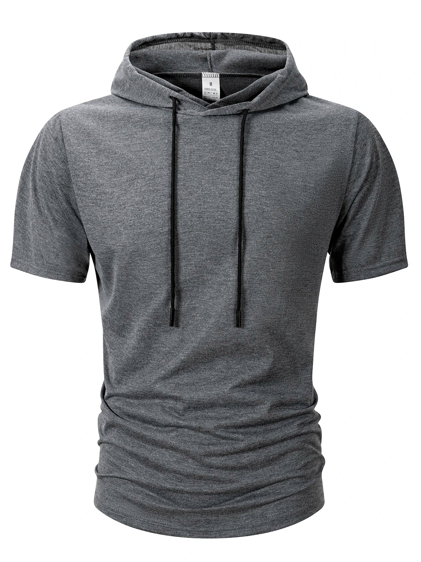 Camiseta Masculina com Capuz | Manga Curta | Streetwear Fitness Verão