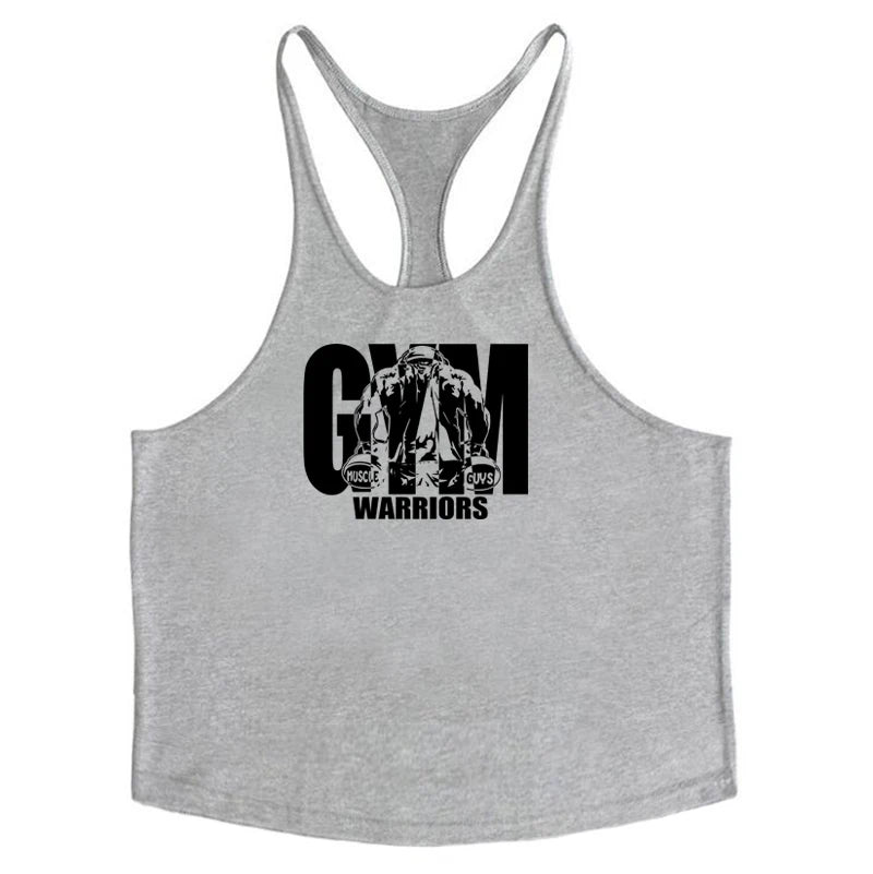 Regata Cavada Masculina Fitness Y-Back - Bodybuilding e Musculação
