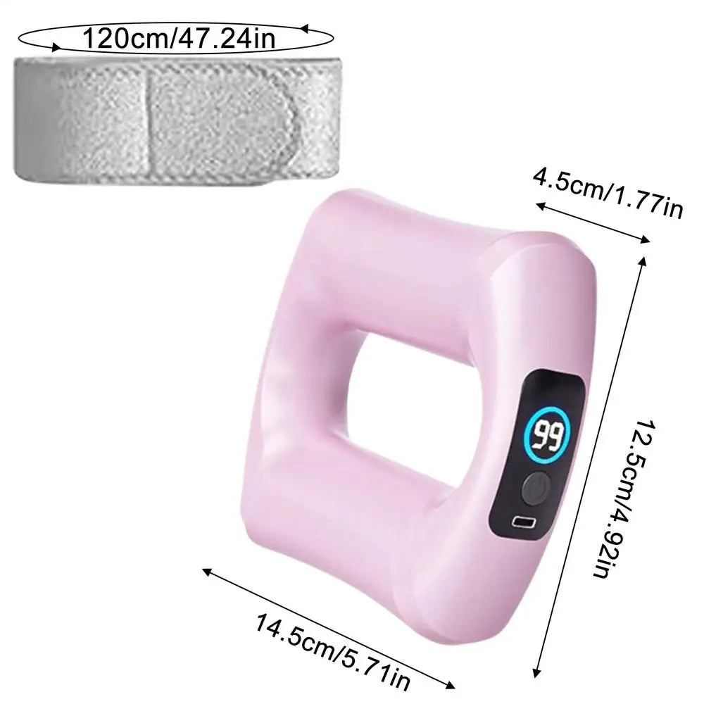 Massageador Corporal de Percussão - Anel Fáscia Vibratório Fitness Queima Gordura Relaxamento Muscular
