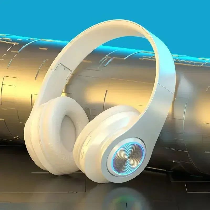 Headphone Gamer Bluetooth 5.0 VIKEFON - Surround Sound, LED 7 Cores, HiFi | PC e Celular