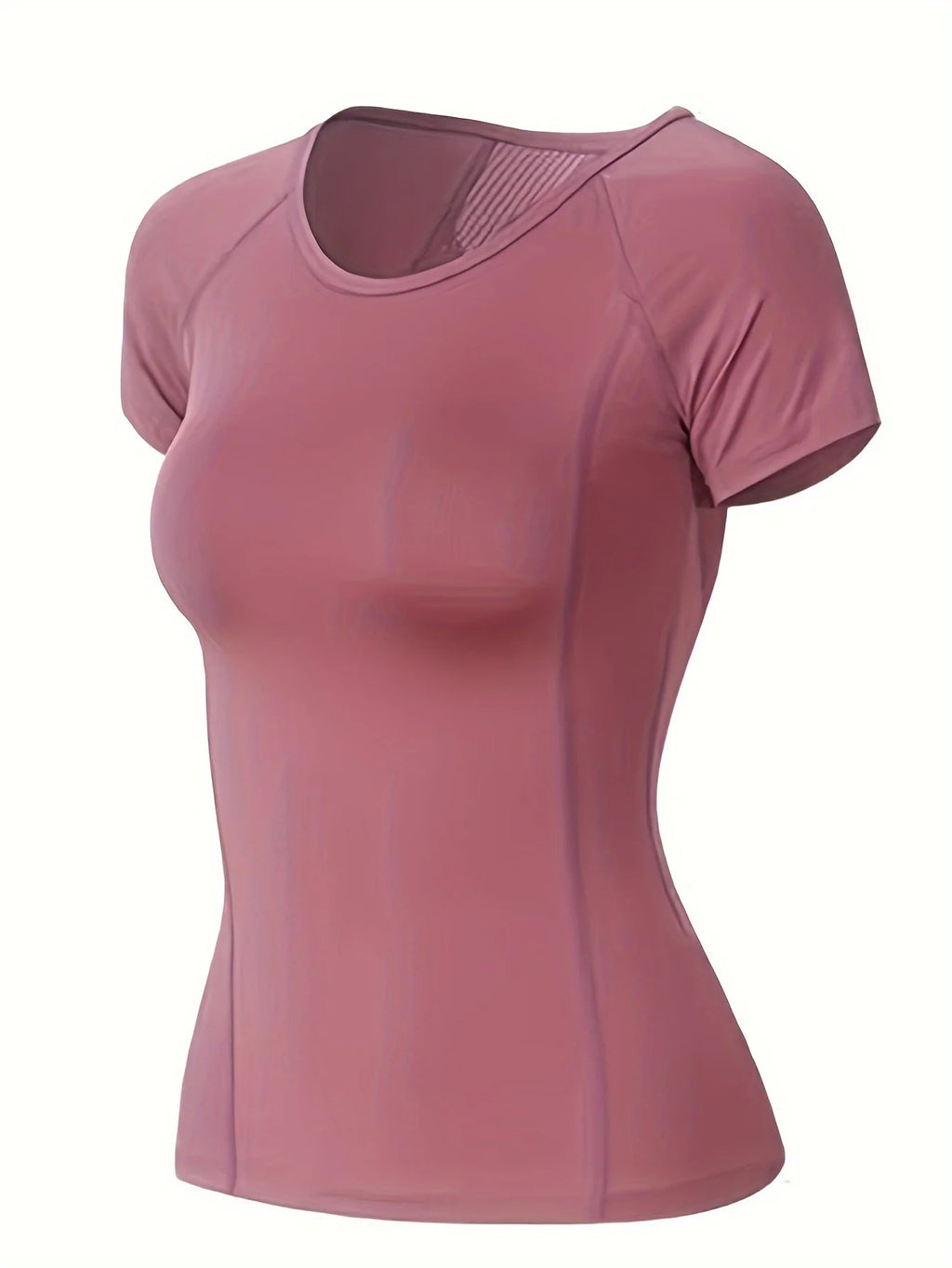 Camiseta Esportiva Feminina Manga Curta Costas Abertas – Yoga Corrida Academia