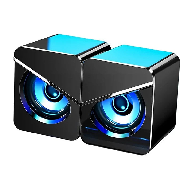 Caixa de Som USB para PC Gamer | Surround 4D | LED | Bass