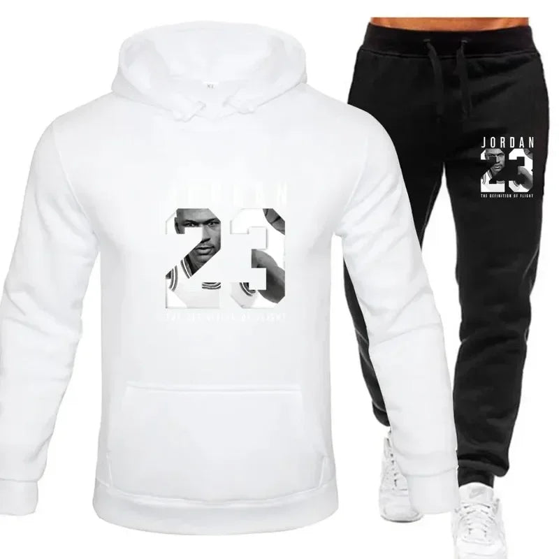 Conjunto Masculino Moletom com Capuz + Calça – Fleece Casual 2025