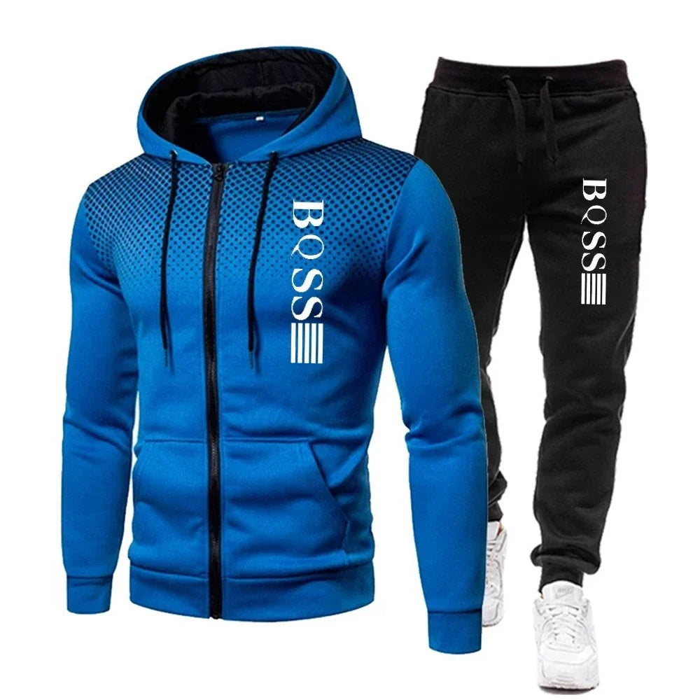 Conjunto Moletom Masculino 2 Peças - Blusa com Capuz e Calça