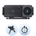 Suporte Veicular com Carregador Sem Fio e Rotação Elétrica 360° - Sensor Inteligente