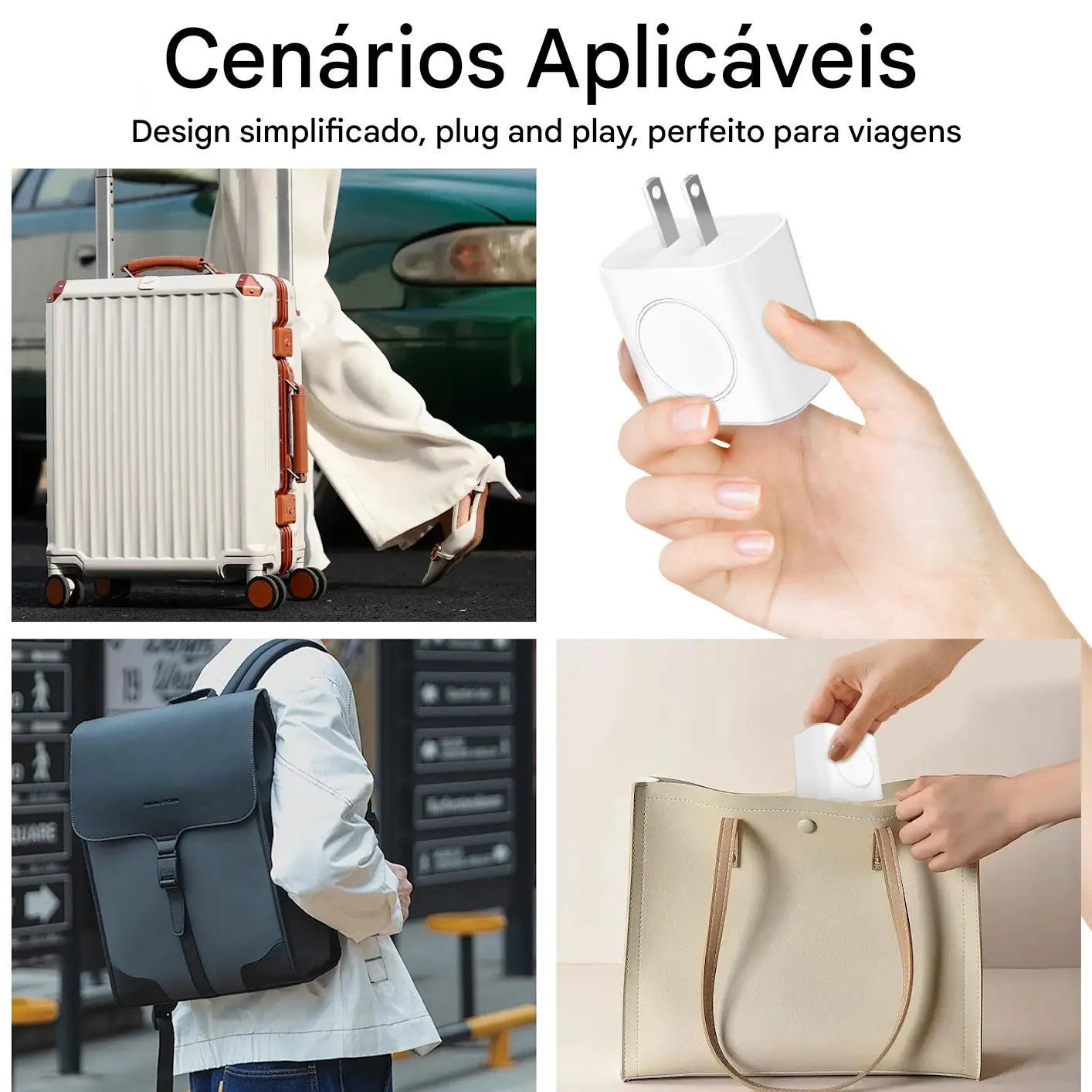 Carregador 3 em 1 - 23W USB-C com Carregamento para Apple Watch - Estação de Carga Rápida