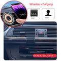 Carregador Wireless 15W para Audi A6 C7 A7 4G8 2012-2018 - Suporte Magnético Rotativo