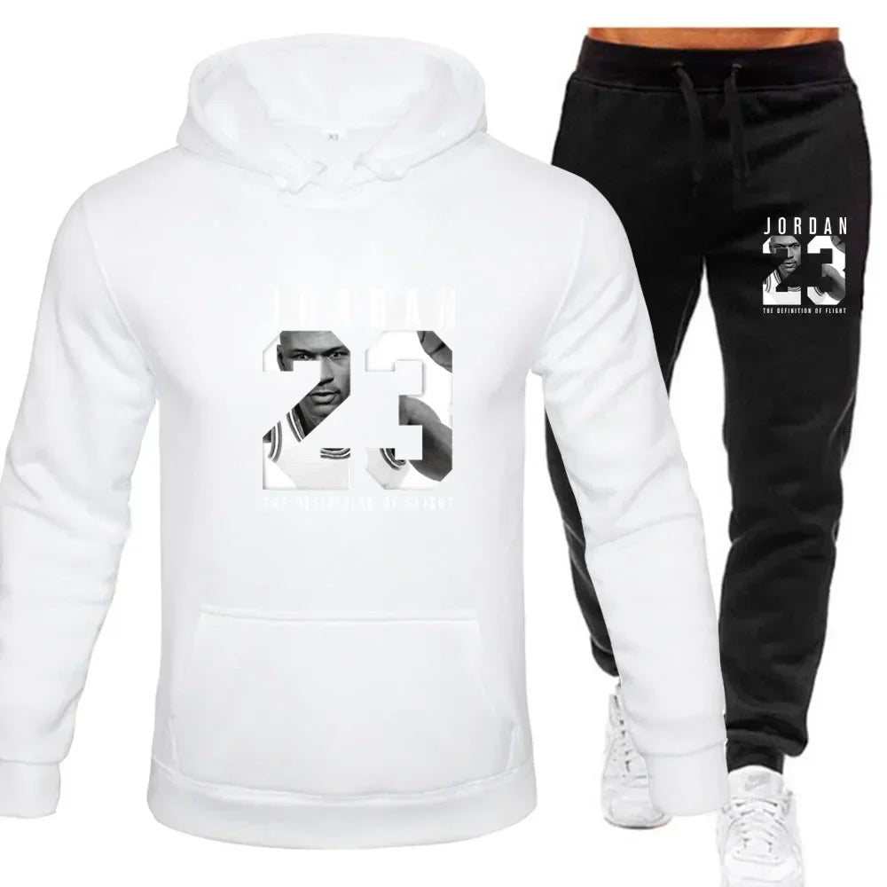 Conjunto Masculino Moletom com Capuz + Calça – Fleece Casual 2025
