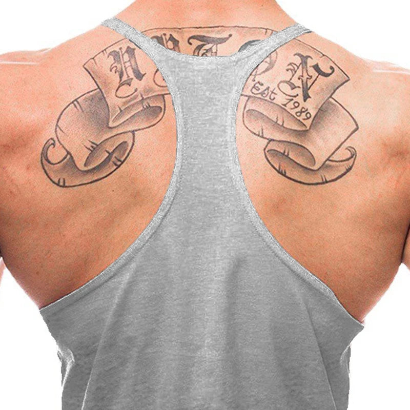 Regata Masculina Fitness | Algodão | Absorve Suor | 6 Cores | M ao 2GG