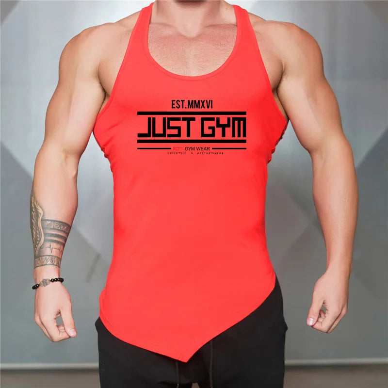 Regata Masculina Fitness Muscleguys - Barra Irregular Bodybuilding