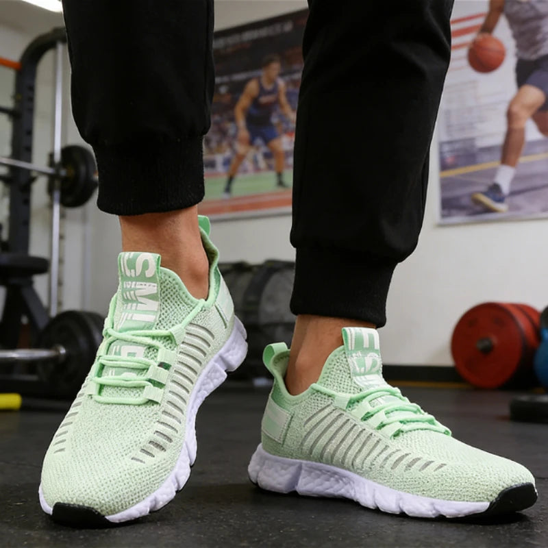 Tênis Masculino Esportivo | Air Mesh Respirável | Leve | Corrida e Basketball | 3 Cores