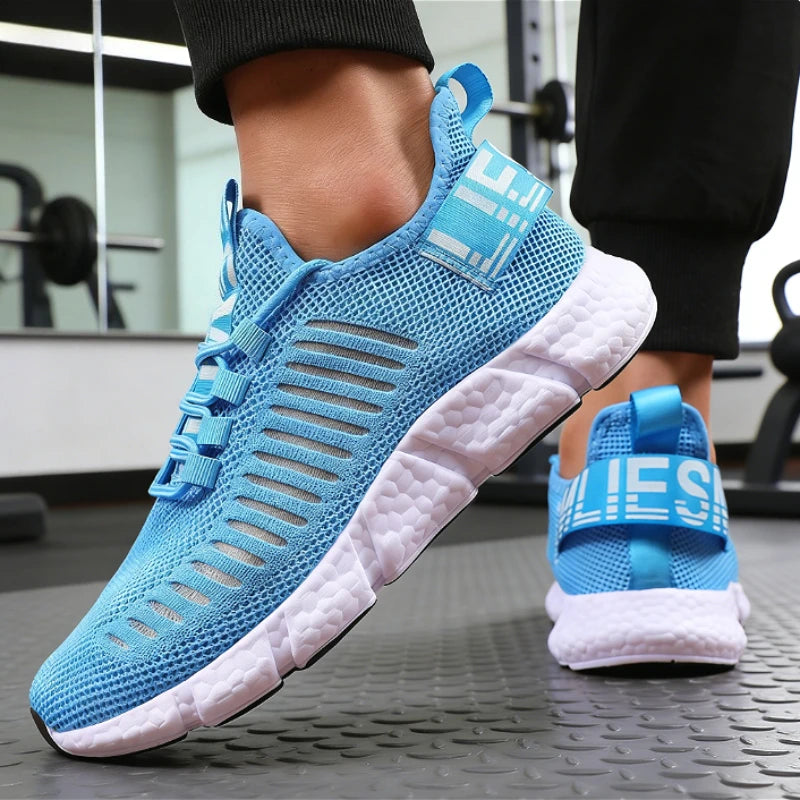 Tênis Masculino Esportivo | Air Mesh Respirável | Leve | Corrida e Basketball | 3 Cores