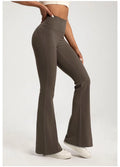 Calça Flare Feminina Cintura Alta – Yoga Corrida Fitness Sem Costura