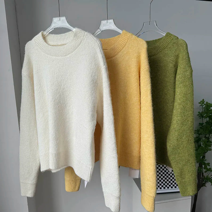 Suéter Feminino Tricô Oversized | Leve, Quente e Macio | Inverno 2025