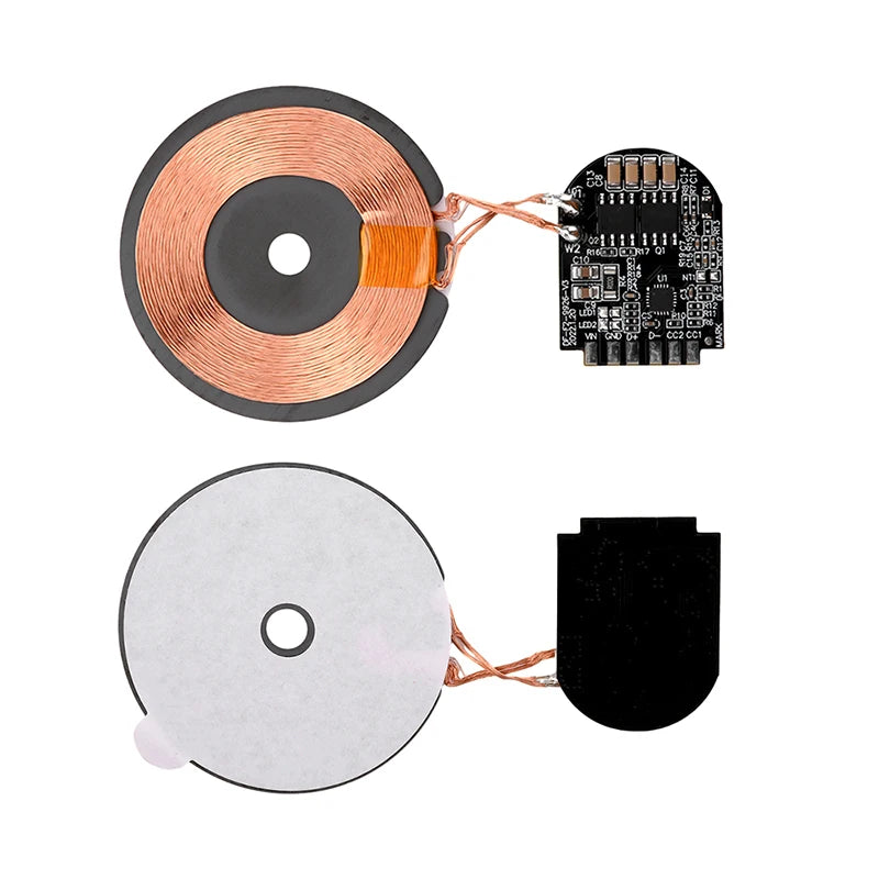 Módulo PCBA Carregador Sem Fio 15W - Placa Transmissora com Bobina de Alta Potência