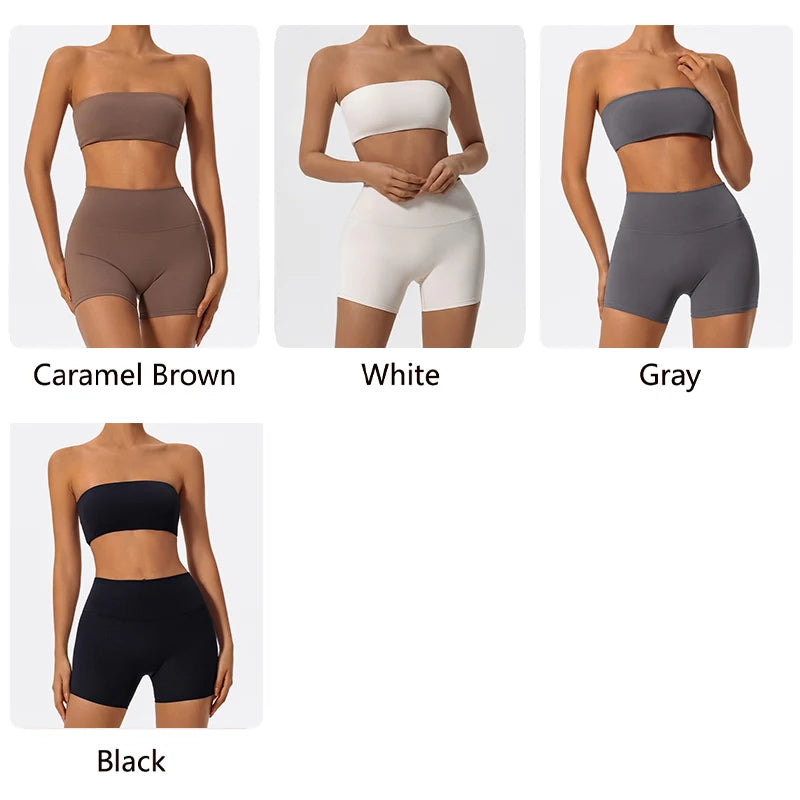 Conjunto Fitness Feminino 2 Peças Top Cropped + Calça – Yoga Academia Corrida