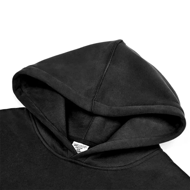 Moletom Masculino Hip-Hop com Capuz – Estampa Urso Colorido Outono Inverno