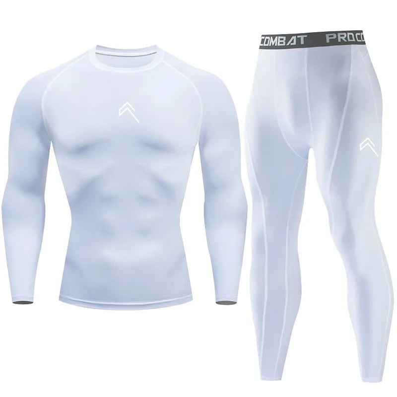 Conjunto Masculino Fitness Treino - Camiseta e Calça Secagem Rápida Respirável Academia Esporte