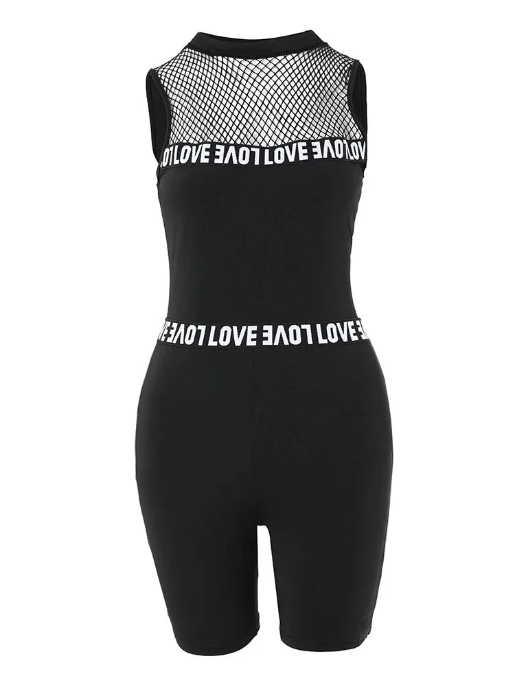 Conjunto 2 Peças Feminino Noworry - Top e Short Fishnet