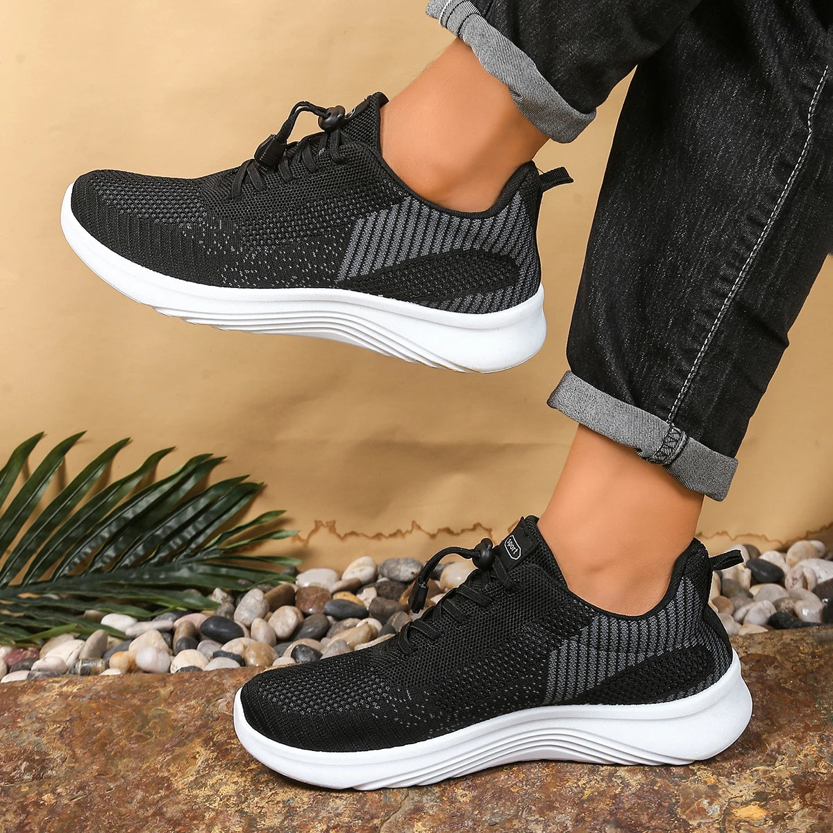Tênis Masculino Cano Médio Casual | Tecido Leve | Solado PVC | SA08