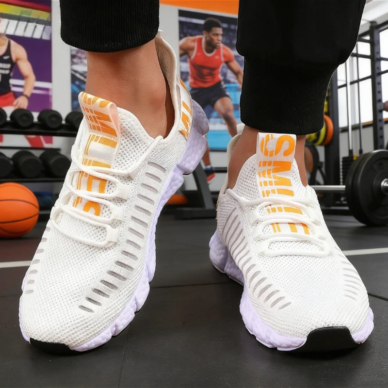 Tênis Masculino Esportivo | Air Mesh Respirável | Leve | Corrida e Basketball | 3 Cores