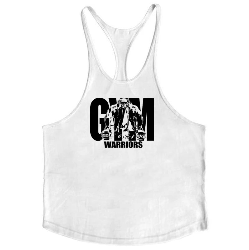 Regata Cavada Masculina Fitness Y-Back - Bodybuilding e Musculação