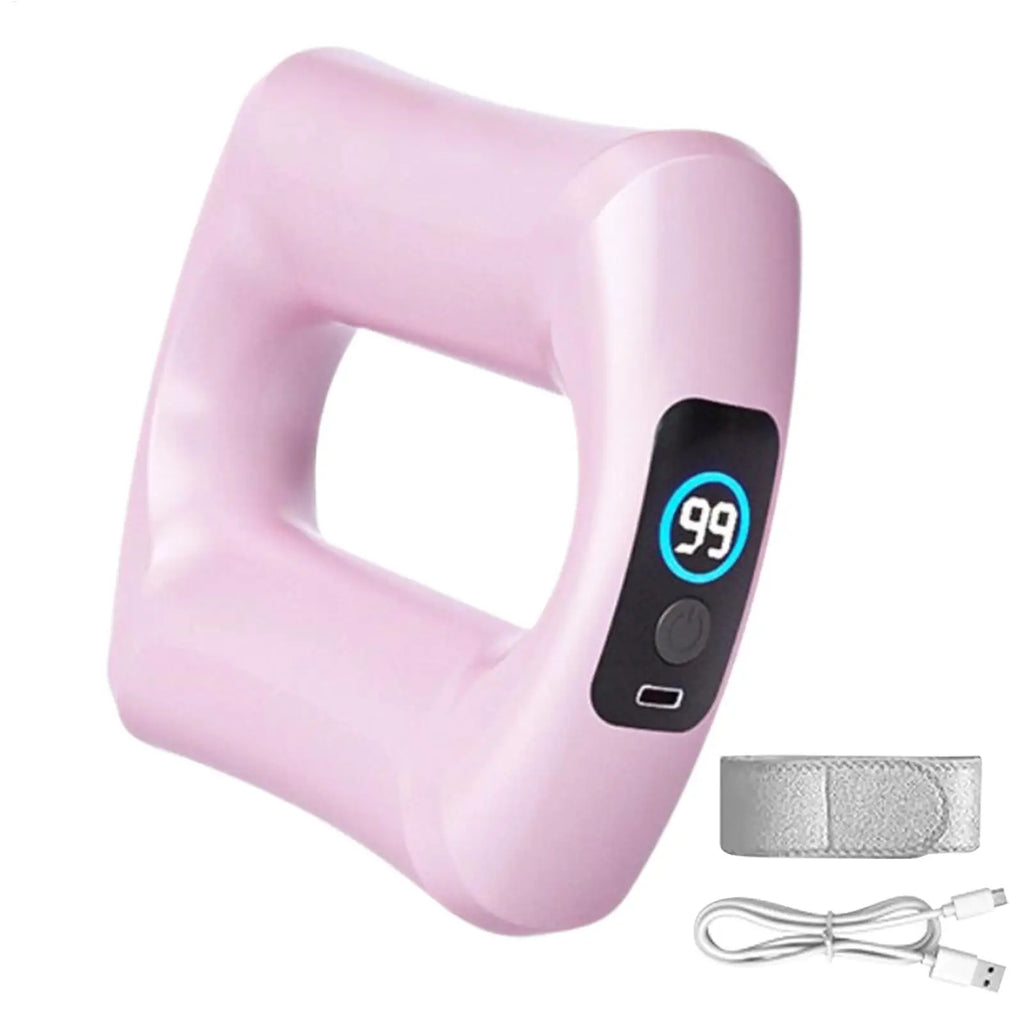 Massageador Corporal de Percussão - Anel Fáscia Vibratório Fitness Queima Gordura Relaxamento Muscular
