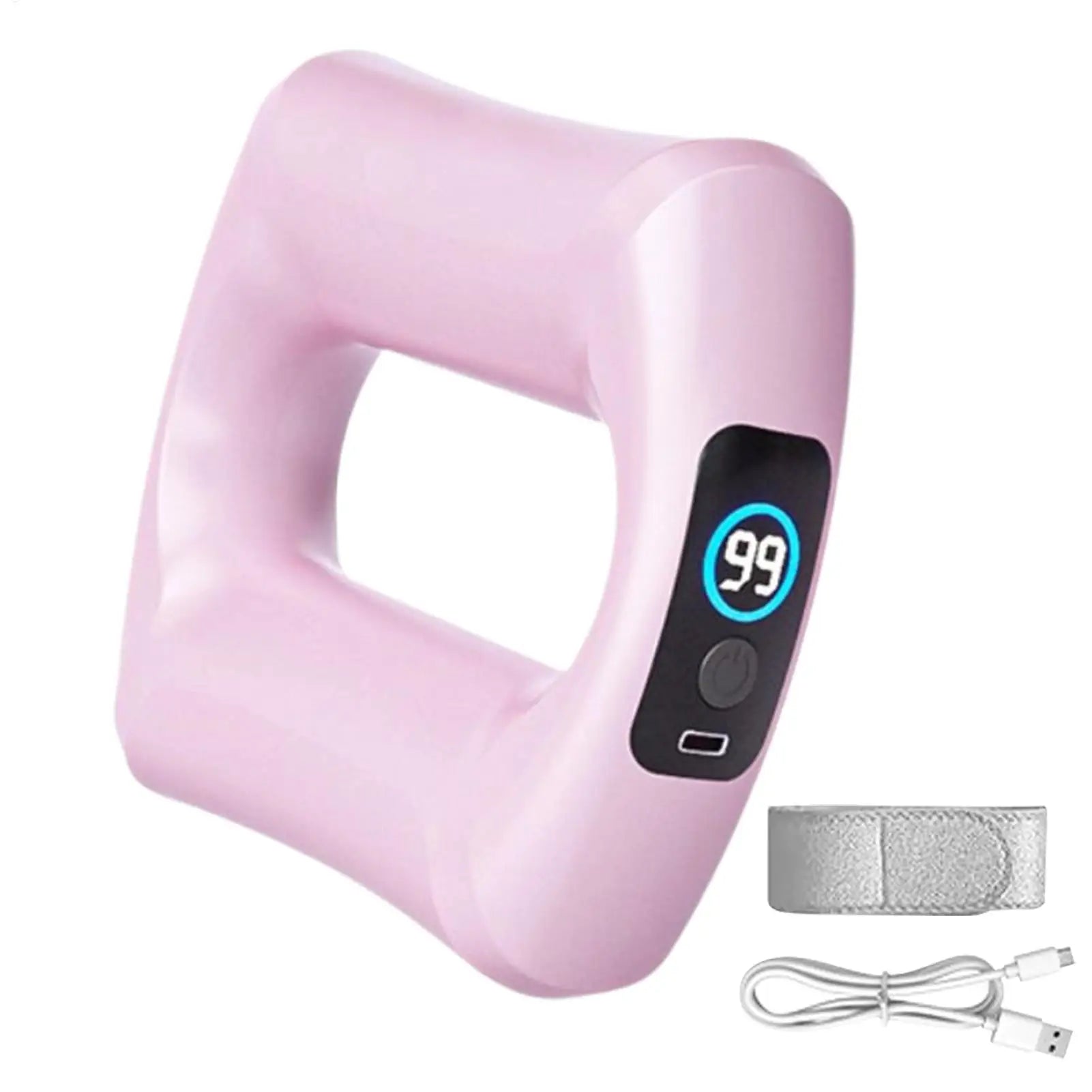 Massageador Corporal de Percussão - Anel Fáscia Vibratório Fitness Queima Gordura Relaxamento Muscular