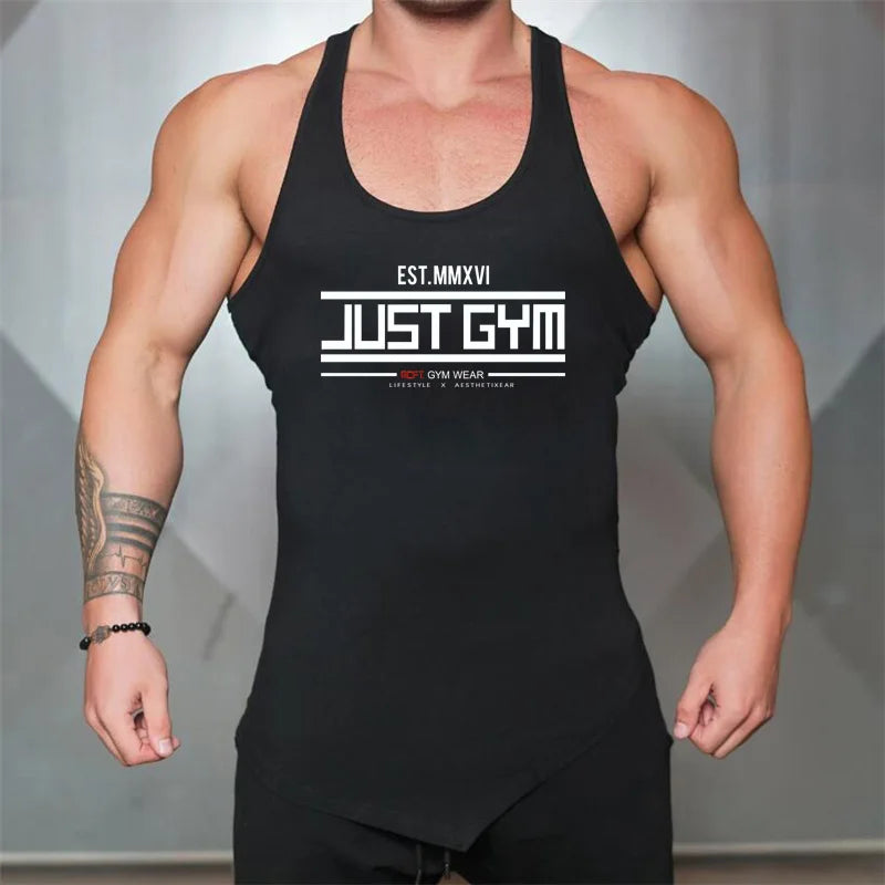 Regata Masculina Fitness Muscleguys - Barra Irregular Bodybuilding