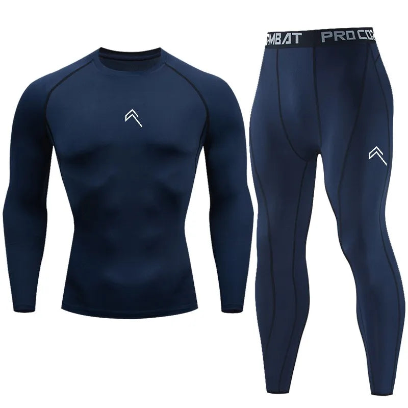 Conjunto Masculino Fitness Treino - Camiseta e Calça Secagem Rápida Respirável Academia Esporte