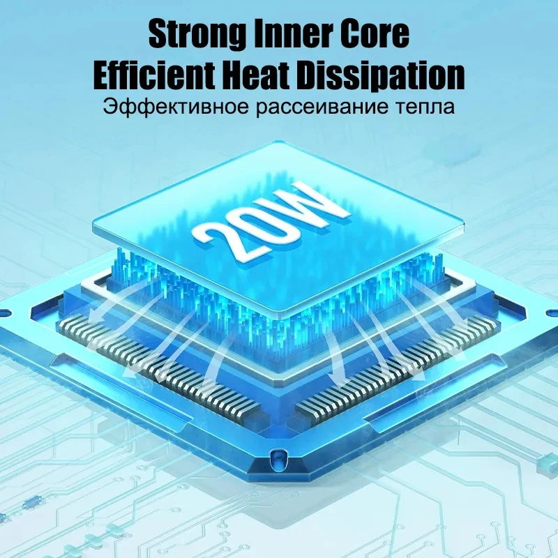 Carregador USB-C 20W PD - Carregamento Rápido para iPhone 15 14 13 Pro Max