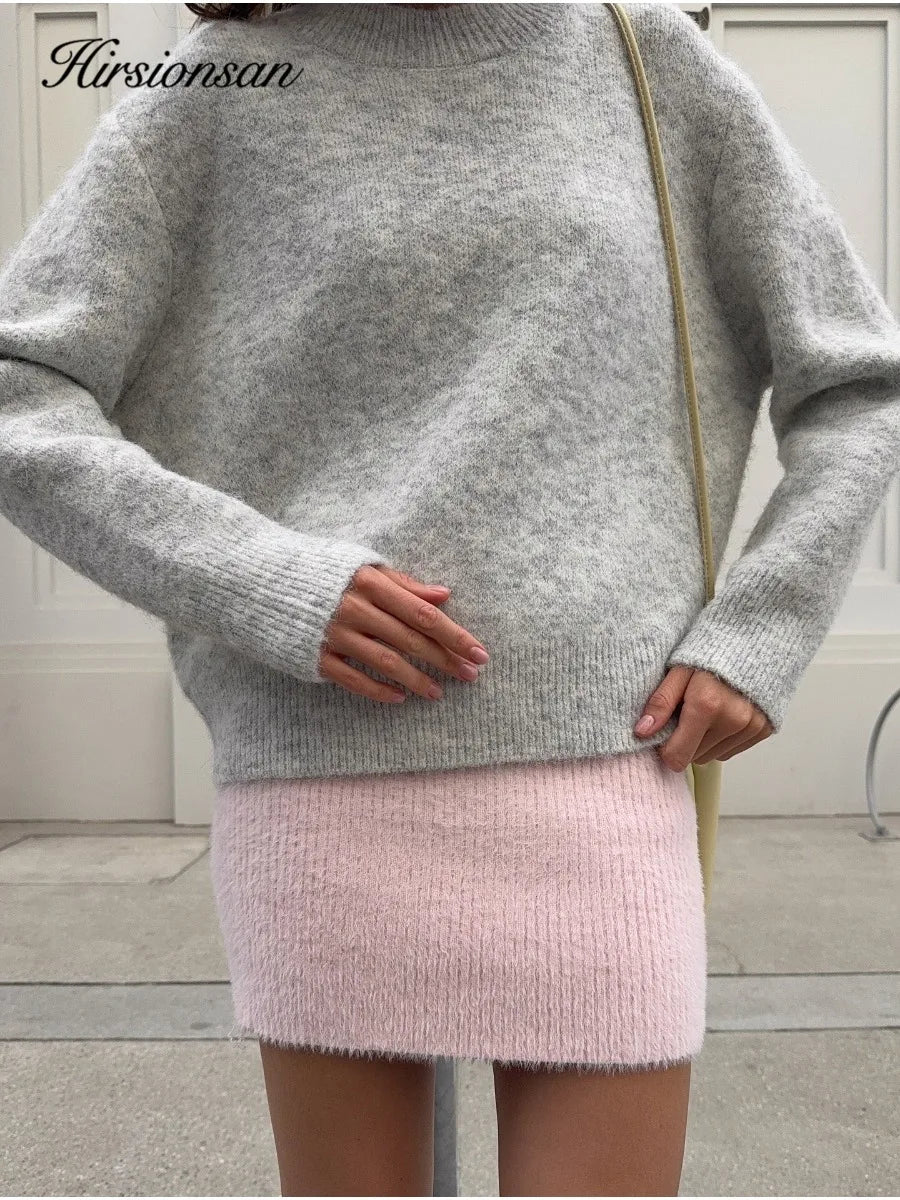 Suéter Feminino Tricô Oversized | Leve, Quente e Macio | Inverno 2025