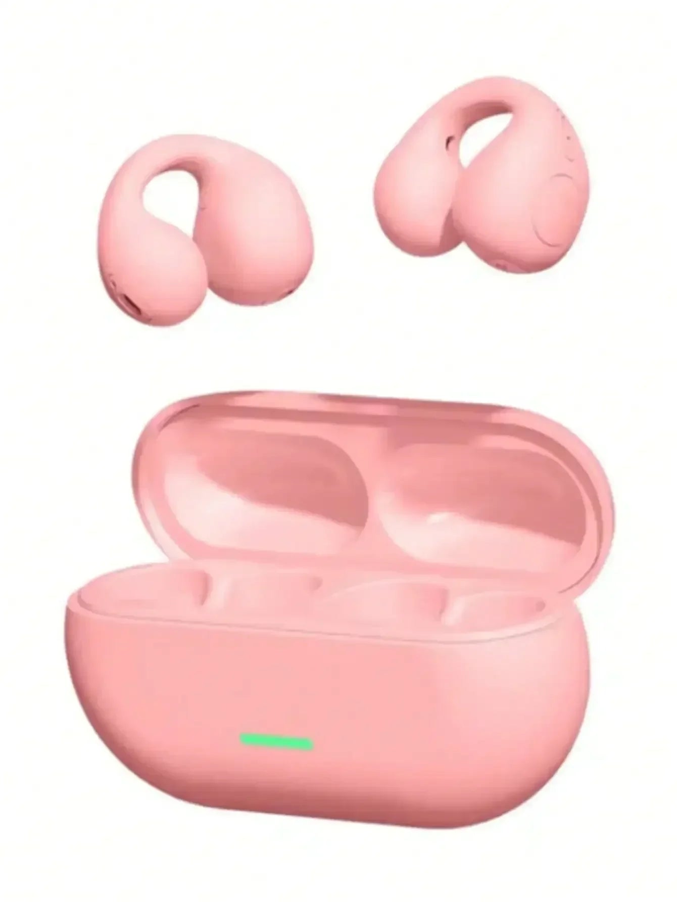 Fone Bluetooth 5.3 Clip Ear - Condução Aérea sem Fio - Esportivo com Cancelamento de Ruído