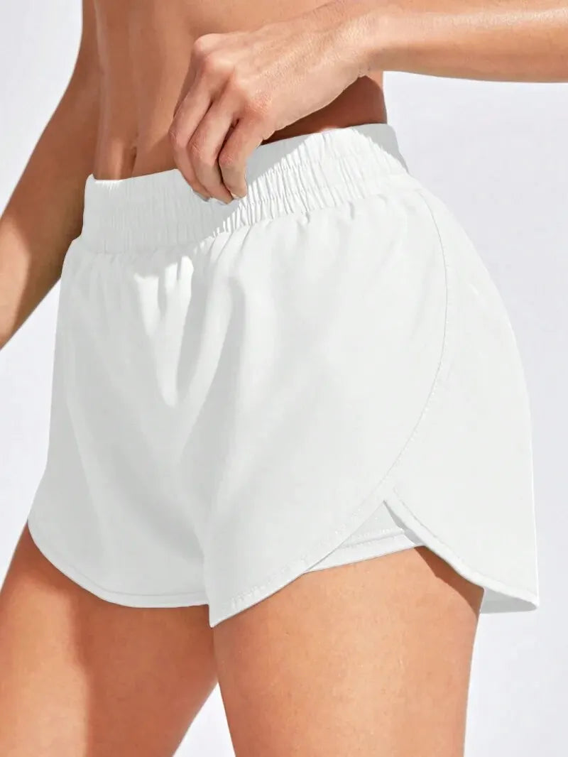 Shorts Feminino Yoga Fitness - Shorts Esportivo Sem Costura Elástico Corrida Academia Treino