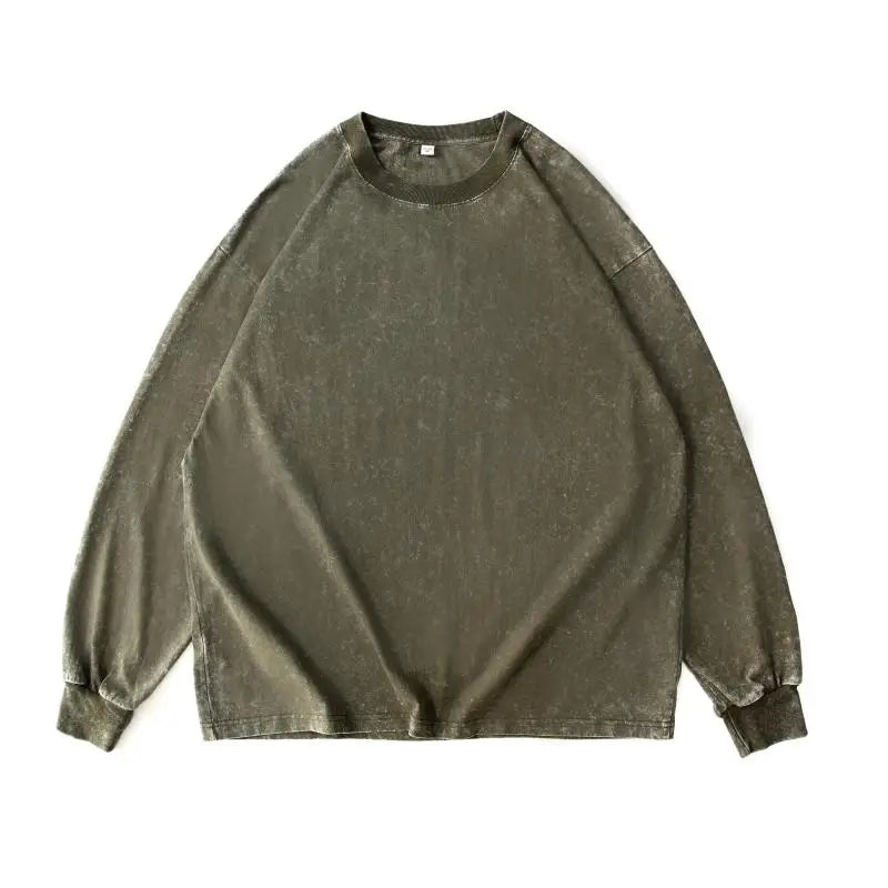 Moletom Oversized Washed | Algodão | Estilo Y2K Vintage Unissex