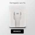 Carregador Sem Fio de Parede Embutido 15W - Painel Qi Universal 110-220V para iPhone e Android
