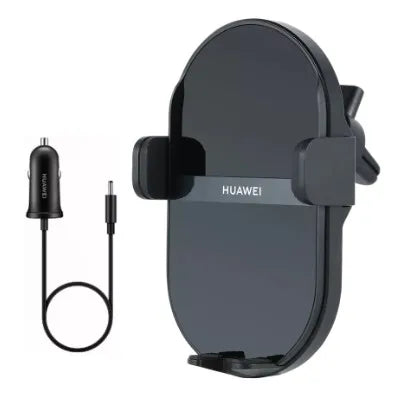 Carregador Veicular Wireless Huawei SuperCharge 50W - Sensor Inteligente Duplo Resfriamento 3D