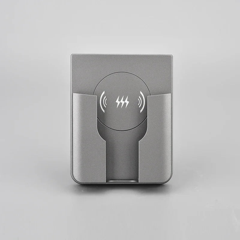 Carregador Sem Fio de Parede Embutido 15W - Painel Qi Universal 110-220V para iPhone e Android