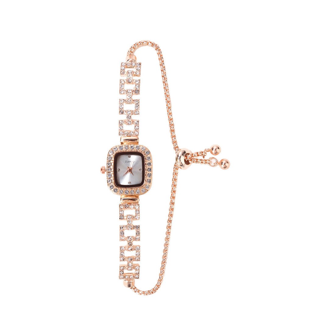 Relógio Feminino Bracelete de Luxo com Cristal - Quartzo - 10 Cores
