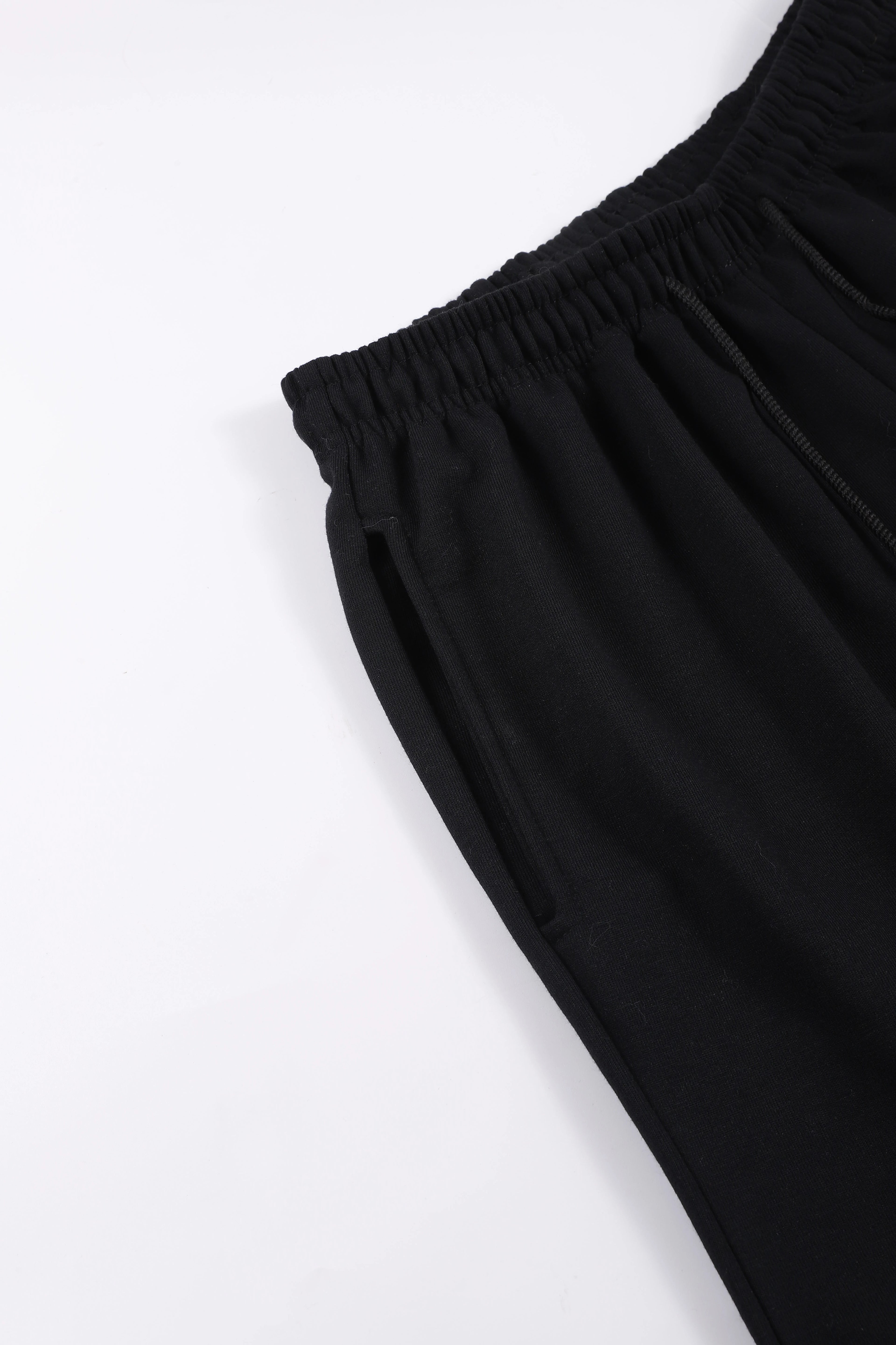 Shorts Feminino Esportivo Solto - Moletom Bolsos Cordão Corrida Academia Verão Casual