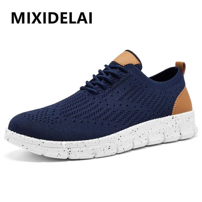 Tênis Masculino Caminhada | Air Mesh Respirável | Solado EVA | 3 Cores | Nº 38 ao 48