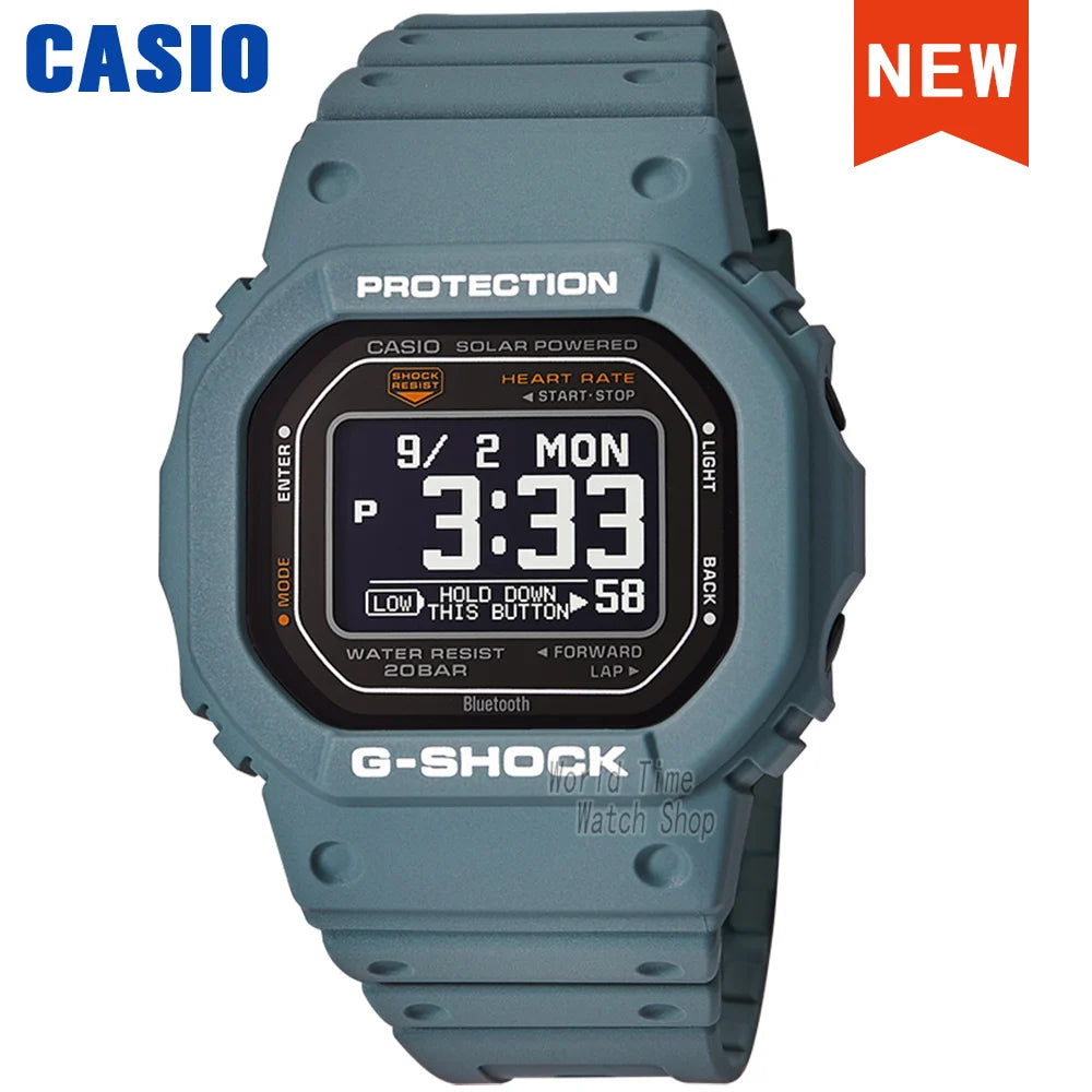 Relógio Casio G-SHOCK Masculino - Digital LED Quadrado Resistente 20ATM Esportivo
