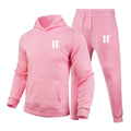 Conjunto Masculino Moletom Capuz 2 Peças - Moletom com Capuz e Calça Outono Inverno Esportivo Casual