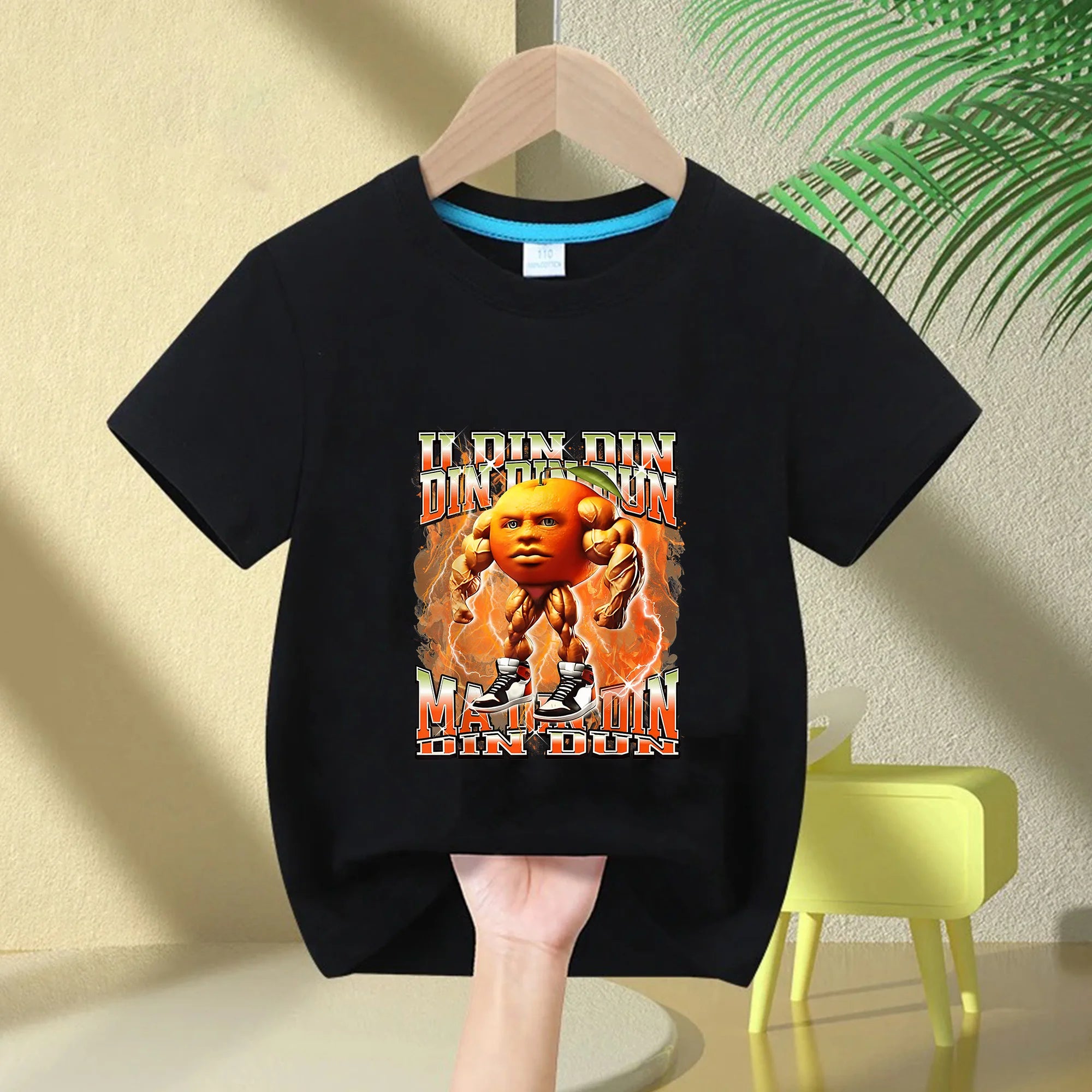 Moletom Infantil com Capuz | Estampa Italian Brainrot | Personagens 2D | Outono/Inverno