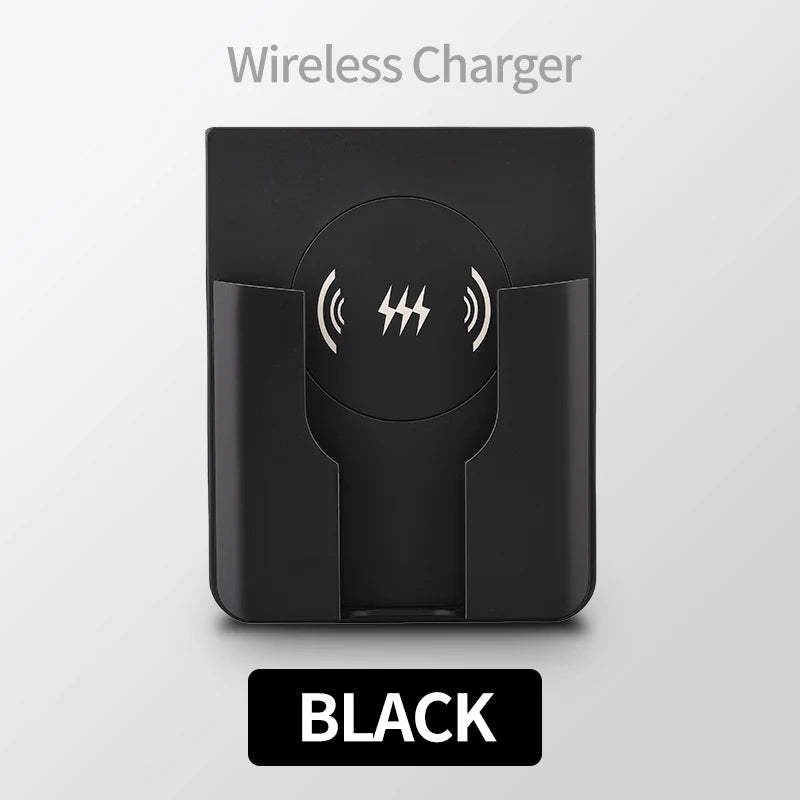 Carregador Sem Fio de Parede Embutido 15W - Painel Qi Universal 110-220V para iPhone e Android